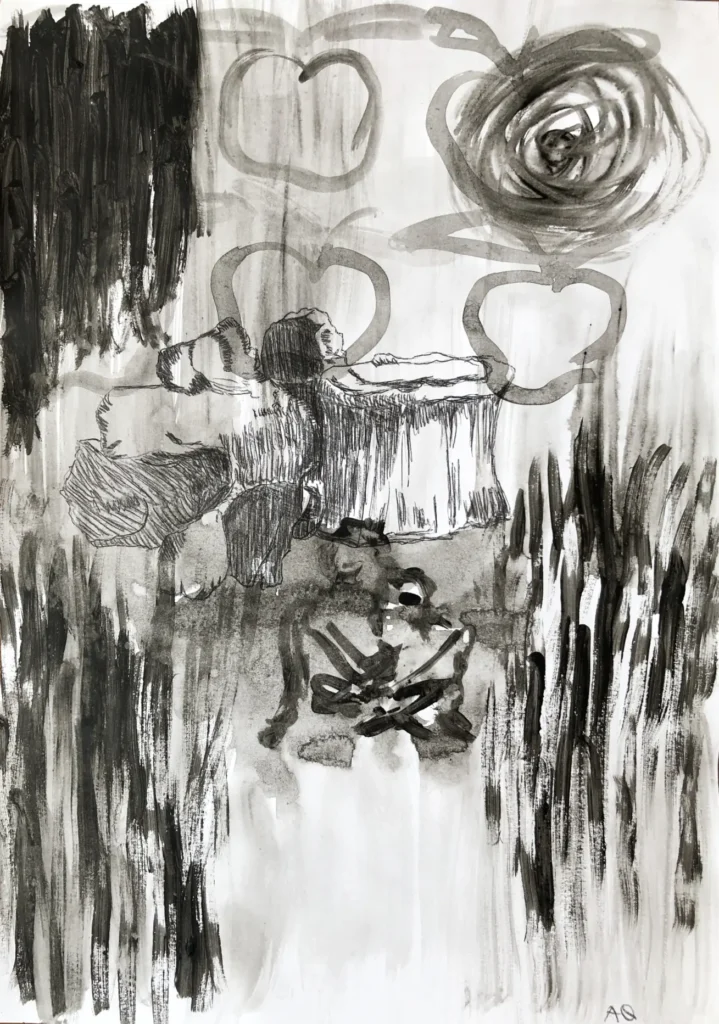 Aufzucht mit Äpfeln 7